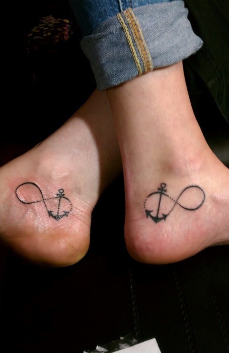 Minimalist Anchor Temporary Tattoo (Set of 3) – Small Tattoos