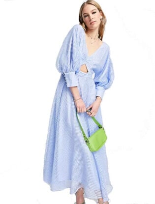 Blue Midi Dress