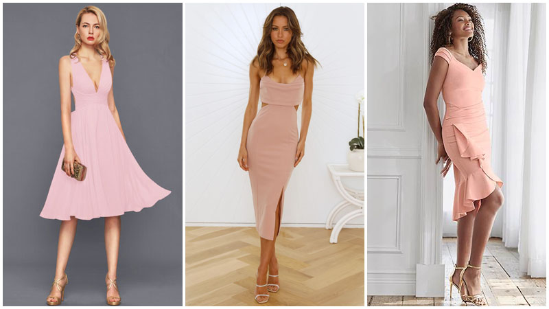 Blush Cocktail Dresses