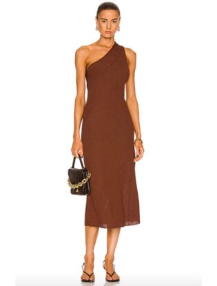 Brown Midi Dress
