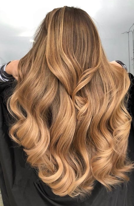 Caramelized sales hair color