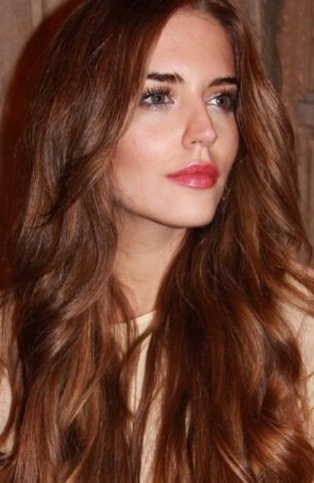 Caramel Chestnut Brown Hair Color