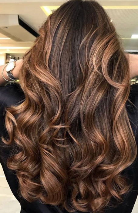 Caramel Chocolate Hair Color