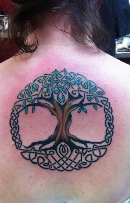 Beautiful  Celtic tree tattoos Family tree tattoo Celtic tattoos