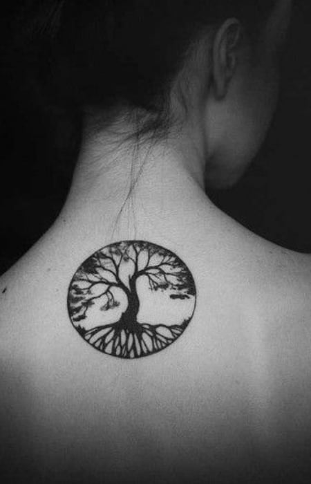 Circle Of Life Tree Tattoo 1