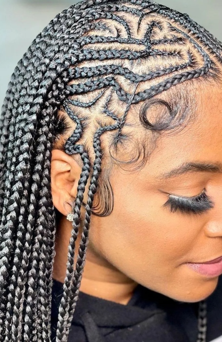 Creative Feed In Braids