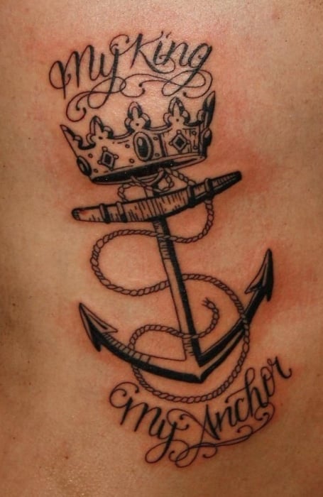 Crown And Anchor Tattoo1