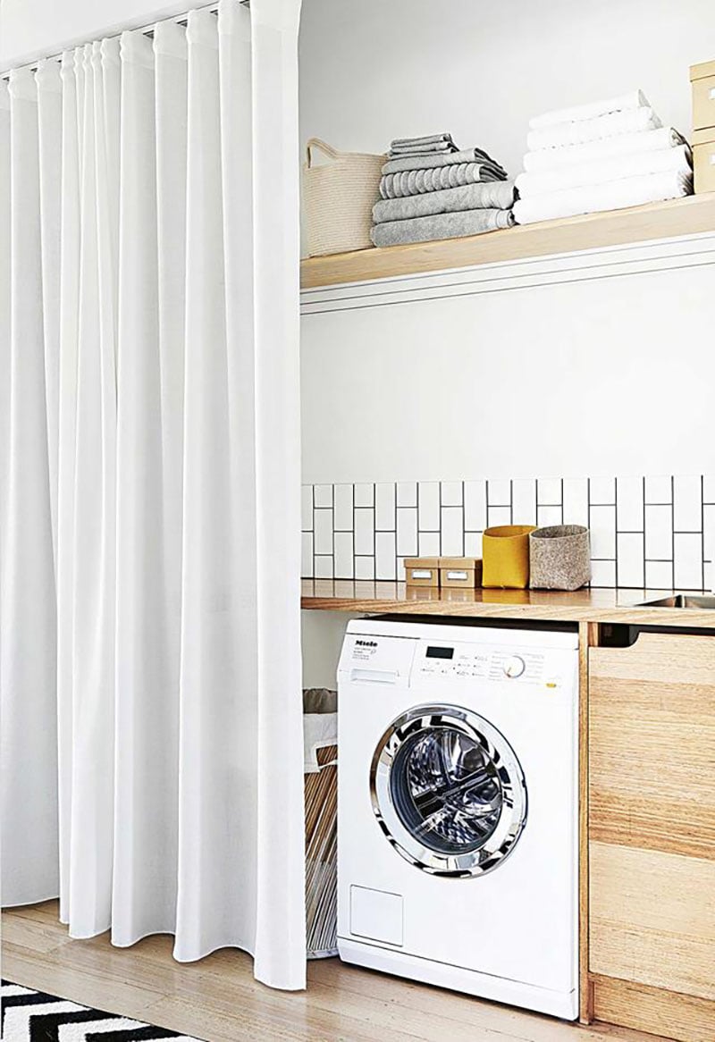 Curtains In Laundry