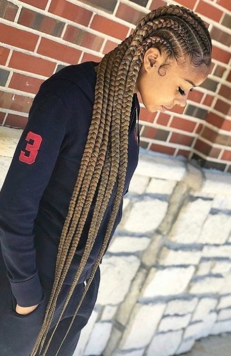 Feed In Cornrow Braids