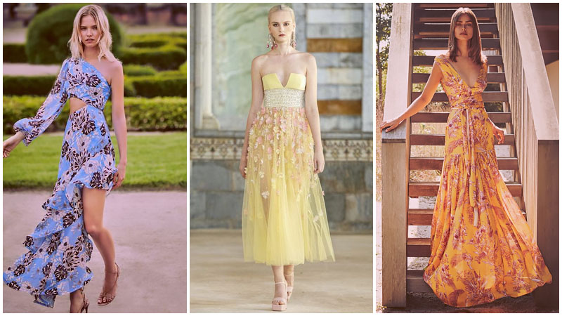 Floral Wedding Guest Dresses