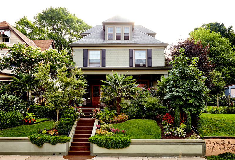 Front Yard On The Slope