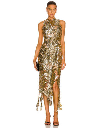 Gold Dress