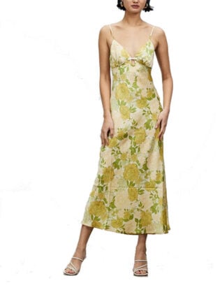 Green Floral Dresses
