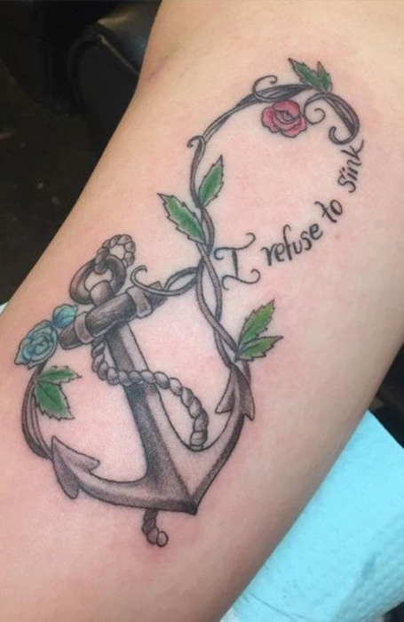 KODIAK TATTOO  FLOWER ANCHOR  SWIPE FOR DETAILS  Facebook