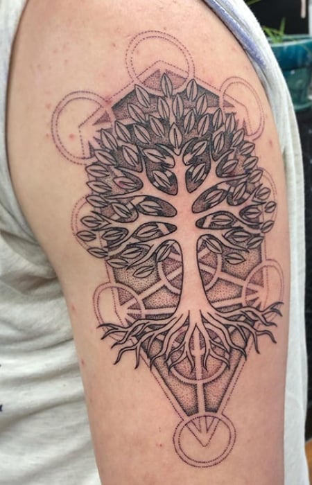 Kabbalah Tree Of Life Tattoo 1