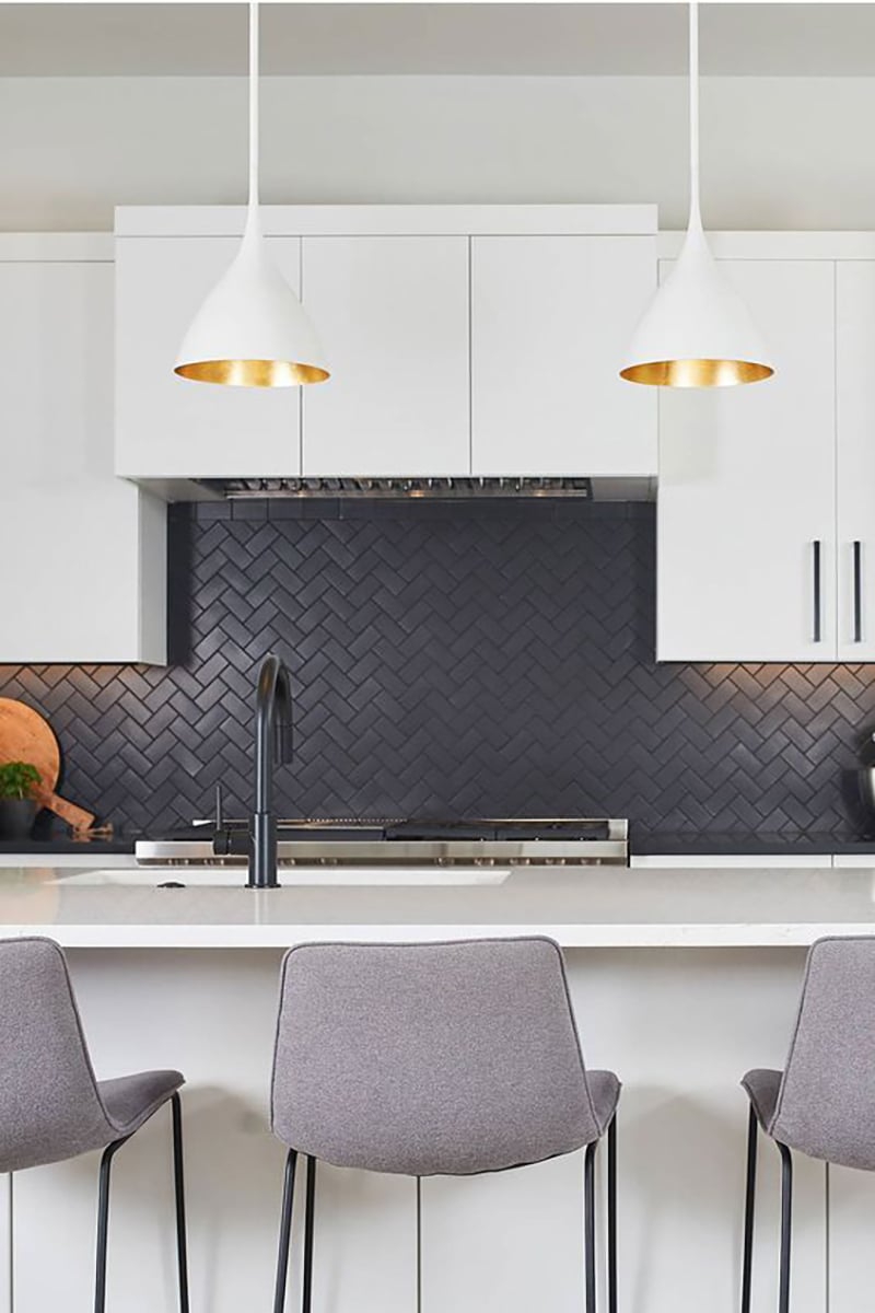 Kitchen With Matte Splashback