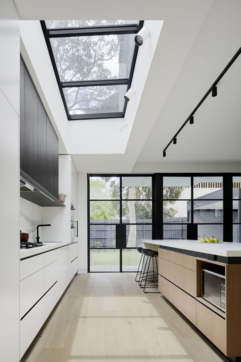 Kitchen With Skylight