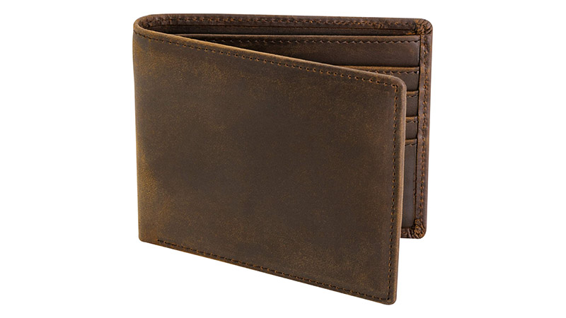 Men's Leather Bifold Wallet