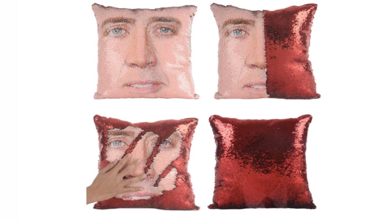 Merrycolor Nicolas Cage Mermaid Pillow Cover