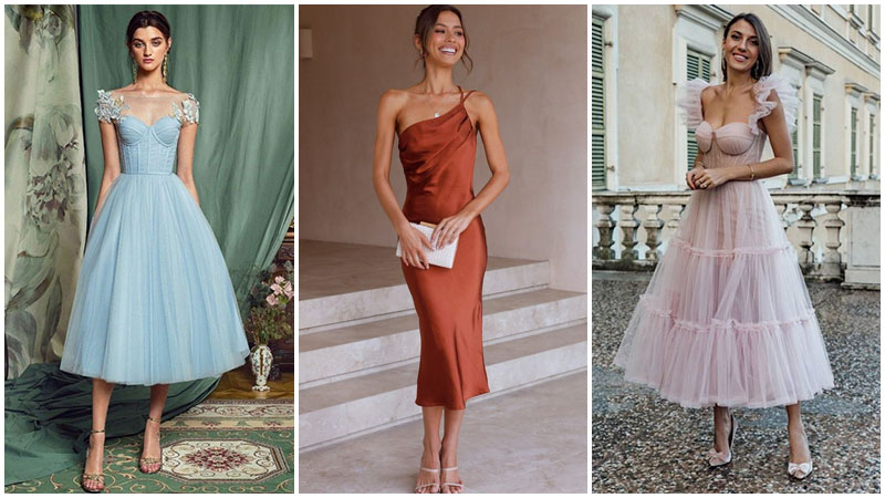 Midi Wedding Guest Dresses