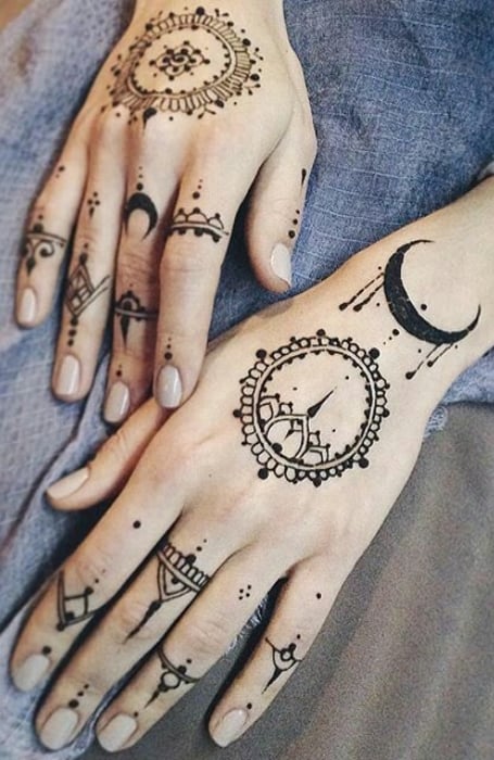 Moon Henna Tattoo