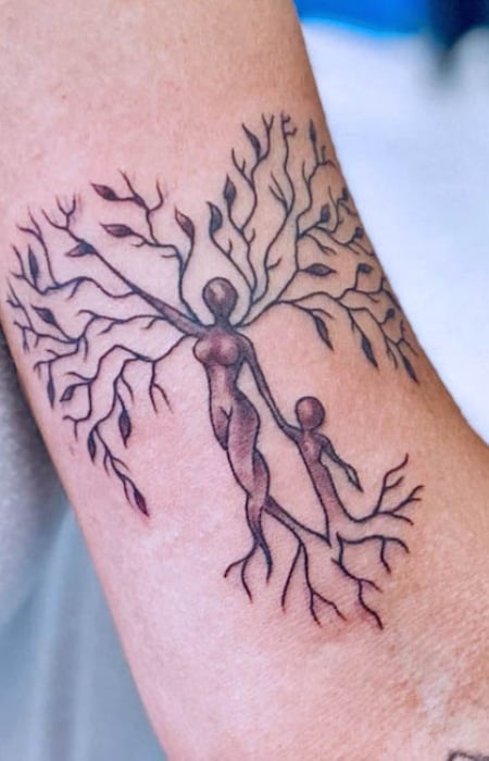 Mother Daughter Tree Of Life Tattoo