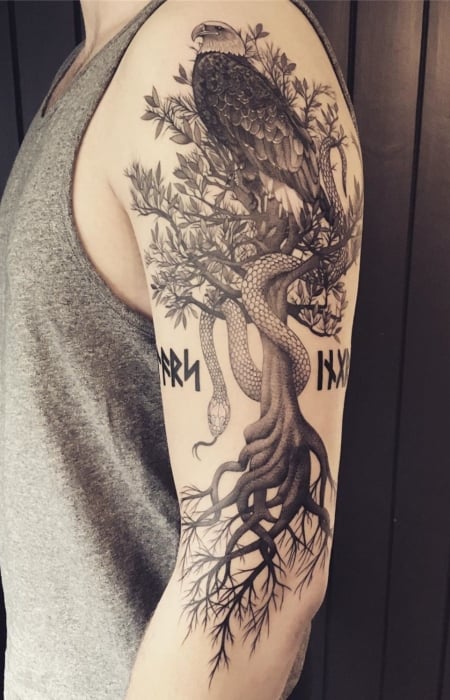 Norse Tree Of Life Tattoo 1