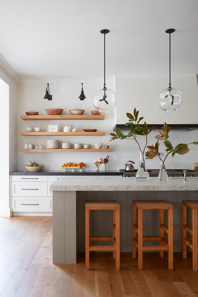 Open Kitchen Shelving 