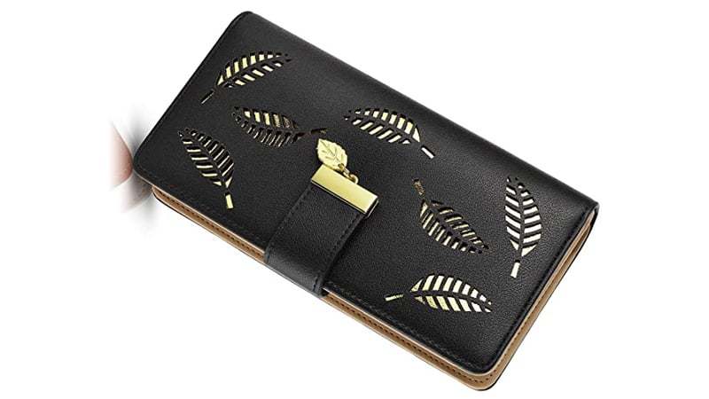 Pgxt Women's Long Leather Card Holder Purse