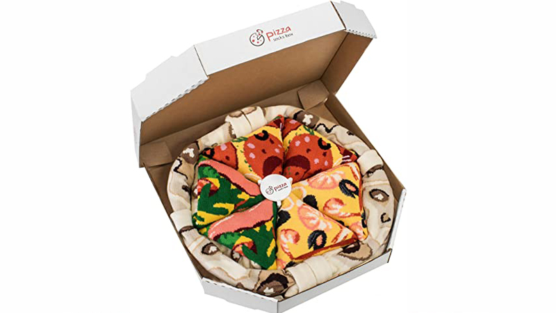 Pizza Socks Box
