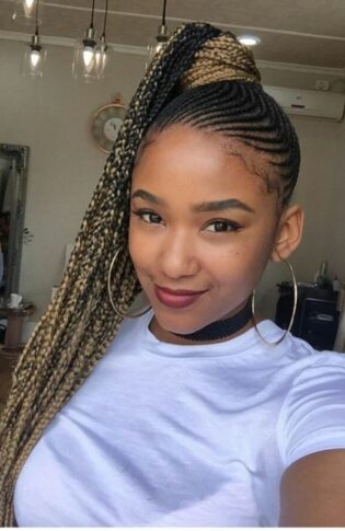 35 Popular Feed-in Braids Hairstyles for 2023 - The Trend Spotter