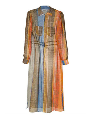 Printed Shirt Dress