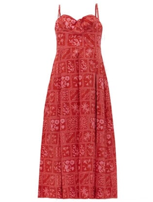 Red Beach Dress