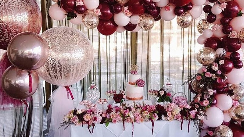 Rose Gold Birthday Party