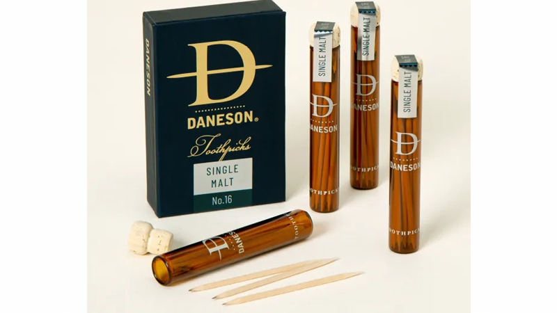 Scotch Infused Toothpicks Gift Set