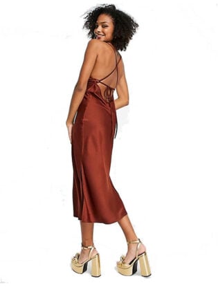 Silk Semi Formal Dress