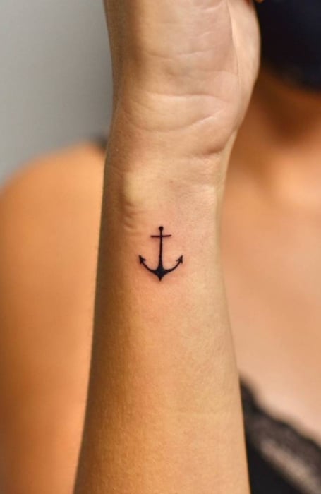 Top 12 Worst Tattoo Clichés  Small anchor tattoos Simple anchor tattoo Anchor  tattoo wrist
