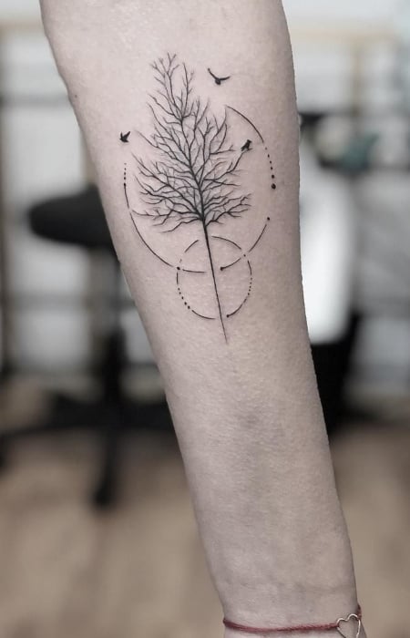 Buy Minimalist Pine Trees Temporary Tattoo  3 Little Trees Online in India   Etsy