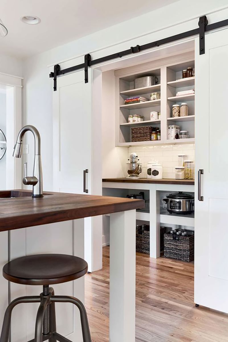 Sliding Pantry Kitchen