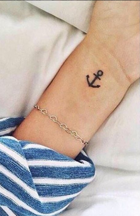 Cute small anchor done a few days... - Hill Cottage Tattoo | Facebook