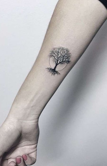 27 Beautiful Tree Tattoos  A Guide to Their Meanings