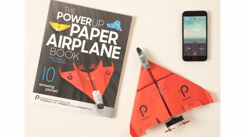 Smartphone Controlled Paper Airplane