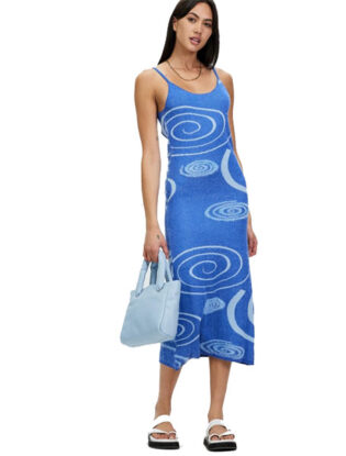 The Iconic Blue Cocktail Dresses