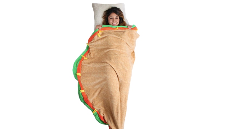 Taco Inspired Fleece Blanket