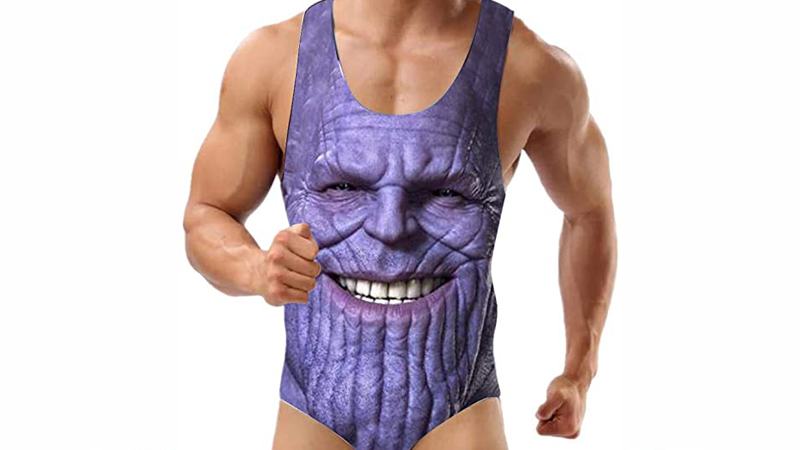 Thanos Swimsuit Male One Piece Swimwear