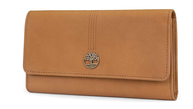 Timberland Women's Leather Rfid Flap Wallet Clutch Organizer
