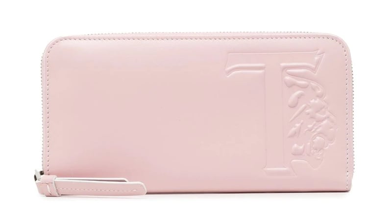 Tod's Logo Stamp Leather Wallet