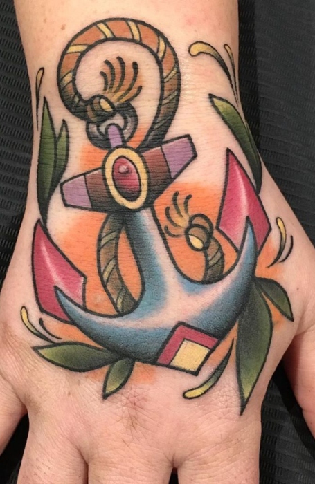 Traditional Anchor Tattoo