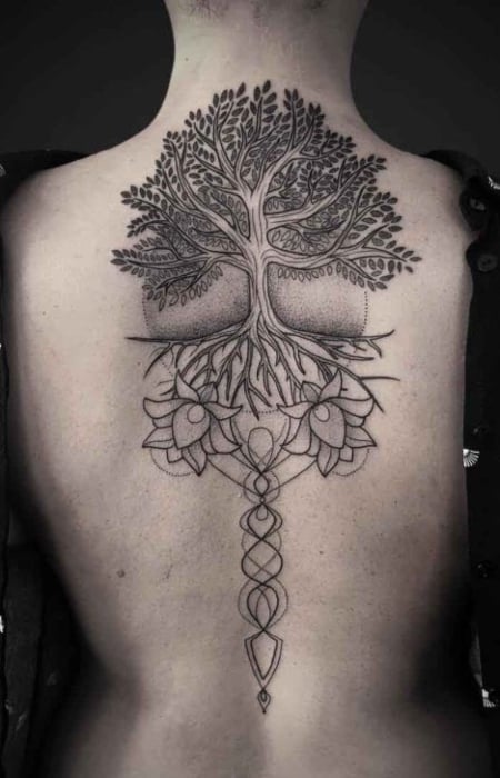 Tree Of Life Back Tattoo 1