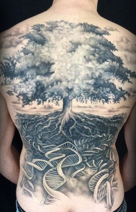 Tree Of Life Back Tattoo